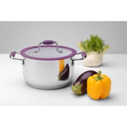 GARNEK Z POKRYWKĄ 20cm 3.6L STAL NIERDZEWNA 18/10 MASSA STARKE PRO