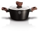 GARNEK Z POWŁOKĄ GRANITOWĄ 20cm 2.5L BERLINGER HAUS EBONY ROSEWOOD BH-1716