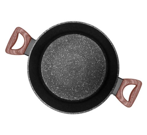 GARNEK Z POWŁOKĄ GRANITOWĄ 24cm 4.1L BERLINGER HAUS EBONY ROSEWOOD BH-1717