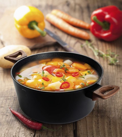 GARNEK Z POWŁOKĄ GRANITOWĄ 24cm 4.1L BERLINGER HAUS EBONY ROSEWOOD BH-1717