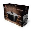 GARNEK Z POWŁOKĄ GRANITOWĄ 24cm 4.1L BERLINGER HAUS EBONY ROSEWOOD BH-1717