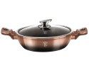 GARNEK Z POWŁOKĄ GRANITOWĄ 3.8L 28cm BERLINGER HAUS ROSE GOLD NOIR BH-1893