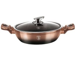 GARNEK Z POWŁOKĄ GRANITOWĄ 3.8L 28cm BERLINGER HAUS ROSE GOLD NOIR BH-1893