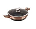 GARNEK Z POWŁOKĄ GRANITOWĄ 3.8L 28cm BERLINGER HAUS ROSE GOLD NOIR BH-1893