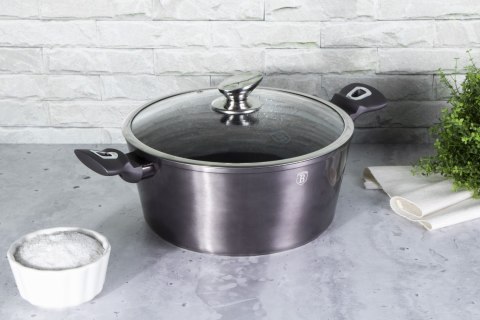 GARNEK Z POWŁOKĄ GRANITOWĄ 8L 30CM BERLINGER HAUS CARBON PRO BH-6924
