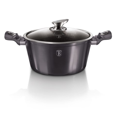 GARNEK Z POWŁOKĄ GRANITOWĄ 8L 30CM BERLINGER HAUS CARBON PRO BH-6924