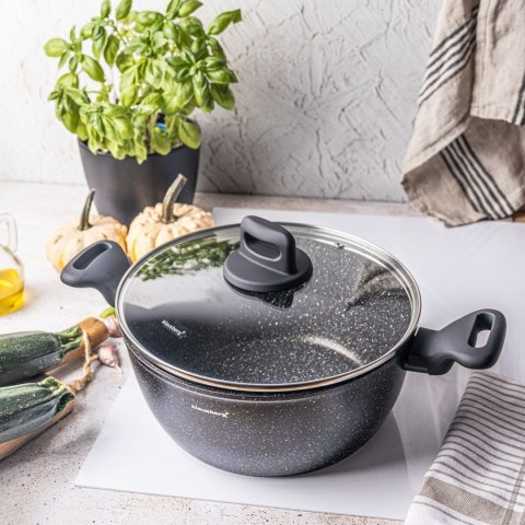 GARNEK Z POWŁOKĄ MARMUROWĄ 24CM 3.7L KLAUSBERG KB-7671