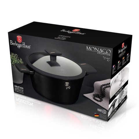 GARNEK Z POWŁOKĄ TYTANOWĄ 20CM 2.5L BERLINGER HAUS MONACO BH-7086