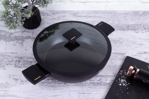 GARNEK Z POWŁOKĄ TYTANOWĄ NISKI 28CM 3.8L BERLINGER HAUS MONACO BH-7090