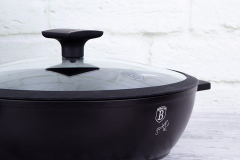 GARNEK Z POWŁOKĄ TYTANOWĄ NISKI 28CM 3.8L BERLINGER HAUS MONACO BH-7090