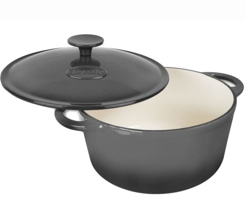 GARNEK ŻELIWNY EMALIOWANY 5.0L KONIGHOFFER KG-6220 Szary