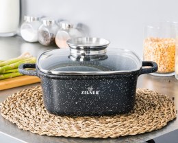GARNEK z POWŁOKĄ MARMUROWĄ 3.5L 22cm BRYTFANNA ZILNER ZL- 9009