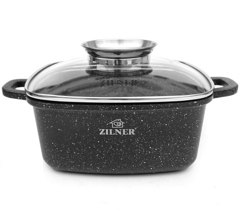 GARNEK z POWŁOKĄ MARMUROWĄ 5.4L 26cm BRYTFANNA ZILNER ZL- 9011