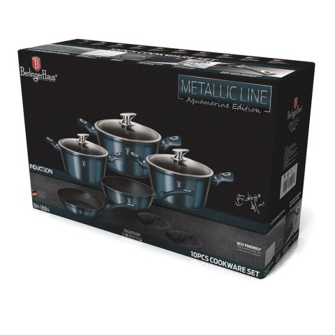 GARNKI BERLINGER HAUS 10 ELE METALLIC AQUAMARINE BH-1884