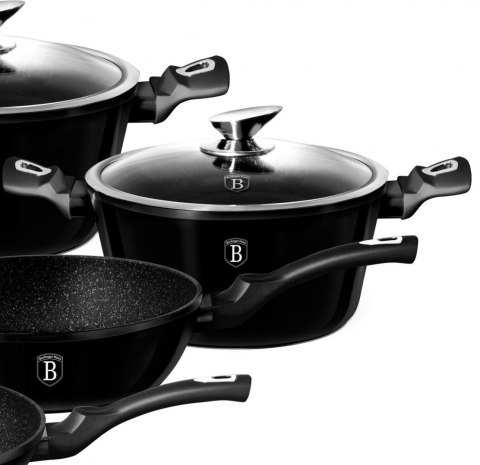 GARNKI BERLINGER HAUS 10 ELE METALLIC BLACK ROYAL BH-1663