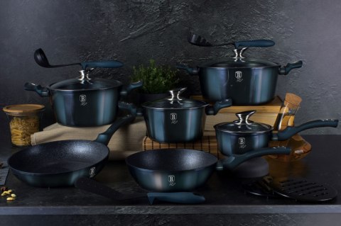 GARNKI BERLINGER HAUS 15 ELE METALLIC AQUAMARINE BH-1885