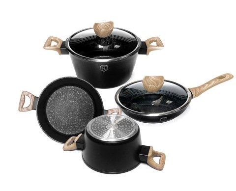 GARNKI BERLINGER HAUS EBONY MAPLE WOOD 15 ELE BH-1536