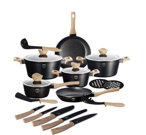 GARNKI BERLINGER HAUS EBONY MAPLE WOOD 20 ELE BH-1536-09