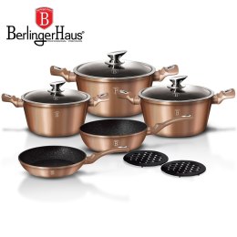 GARNKI BERLINGER HAUS METALLIC LINE ROSE GOLD 10 ELE BH-1220-N