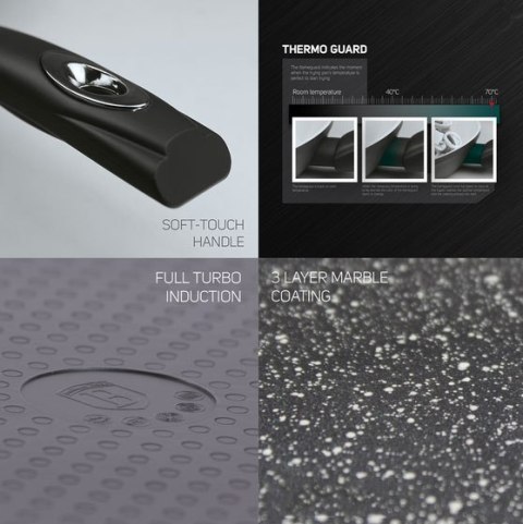 GARNKI BERLINGER HAUS METALLIC LINE THERMOGUARD 15 ELE BH-1474-N