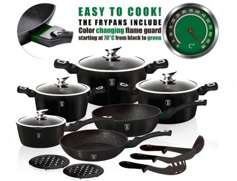 GARNKI BERLINGER HAUS METALLIC LINE THERMOGUARD 15 ELE BH-1474-N