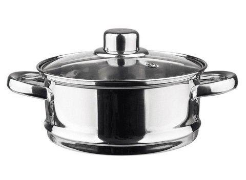 GARNKI DO GOTOWANIA NA PARZE 2.5L 18CM 3 EL. KiNGHOFF KH-3315