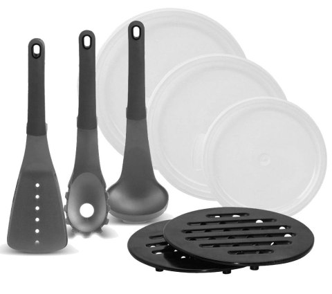 GARNKI GRANITOWE 18 ELE BERLINGER HAUS GRAY STONE TOUCH BH-6196