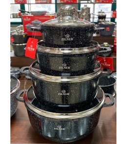 GARNKI GRANITOWO-CERAMICZNE 8 EL. ZILNER ZL-7018