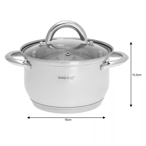 GARNKI KINGHOFF SILVER 6 ELE KH-4446