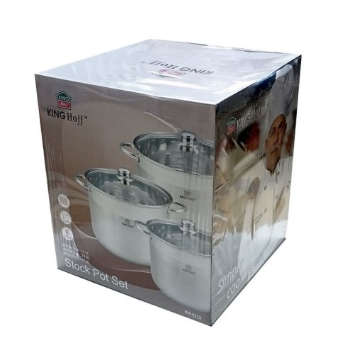 GARNKI KiNGHOFF 6 ELE 16L/ 13L/ 11L KH-4312