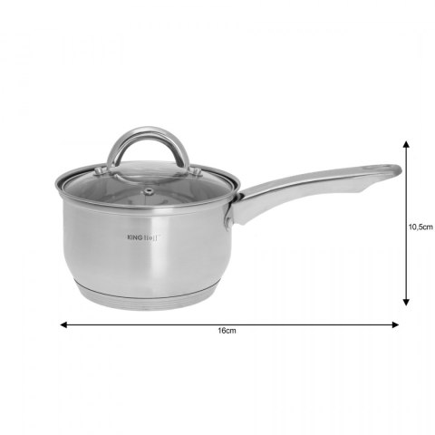 GARNKI KiNGHOFF JUMBO SILVER 12 ELE KH-4450