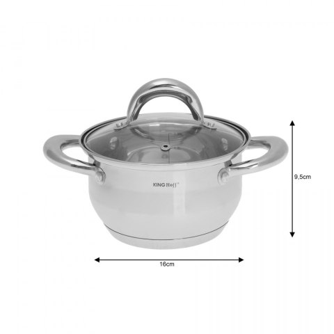 GARNKI KiNGHOFF SILVER 10 ELE KH-1096