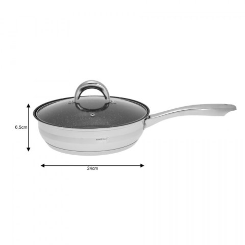 GARNKI KiNGHOFF SILVER MARBLE 12 ELE KH-1098