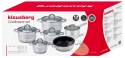GARNKI STALOWE 12 EL. 2.1/2.1/2.9/3.4/3.9/6.6L KLAUSBERG KB-7698