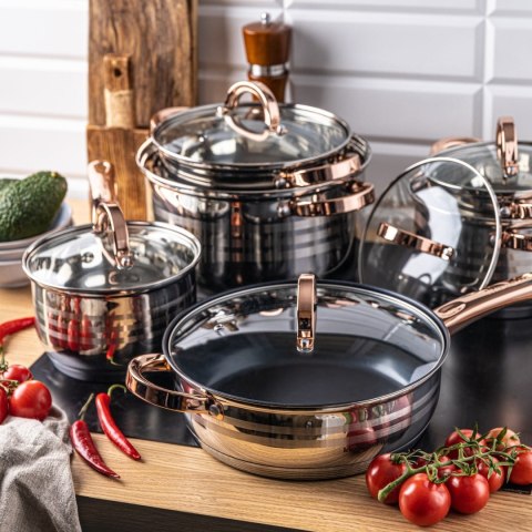 GARNKI STALOWE 12 EL. 2.1/2.1/2.9/3.4/3.9/6.6L KLAUSBERG KB-7700