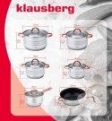 GARNKI STALOWE 12 EL. 2.1/2.1/2.9/3.4/3.9/6.6L KLAUSBERG KB-7700