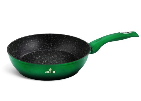 GARNKI z POWŁOKĄ GRANITOWĄ 15 ELE. ZILNER EMERALD NOIR ZL-8521