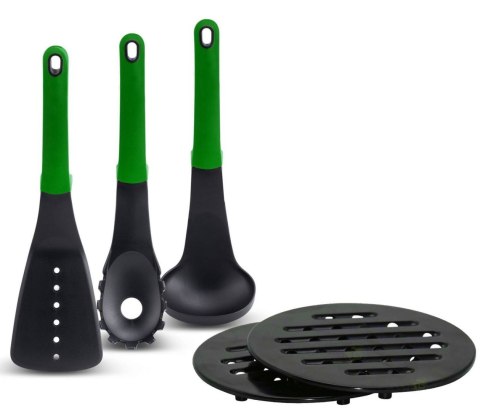 GARNKI z POWŁOKĄ GRANITOWĄ 15 ELE. ZILNER EMERALD NOIR ZL-8521