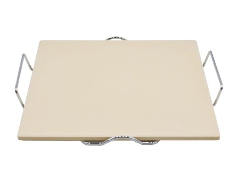 KAMIEŃ DO PIZZY 33 x 33 cm ZE STOJAKIEM BRUNBESTE BB-2930