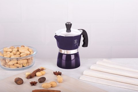 KAWIARKA / ZAPARZACZ DO KAWY 3 FILIŻANEK 150ml BERLINGER HAUS PURPLE ECLIPSE BH-6777