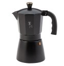 KAWIARKA, ZAPARZACZ DO KAWY 9 FILIŻANEK BERLINGER HAUS BLACK ROSE BH-7823