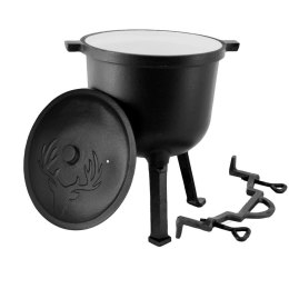 KOCIOŁEK ŻELIWNY MYŚLIWSKI 10L EMALIOWANY ZILNER ZL-5506