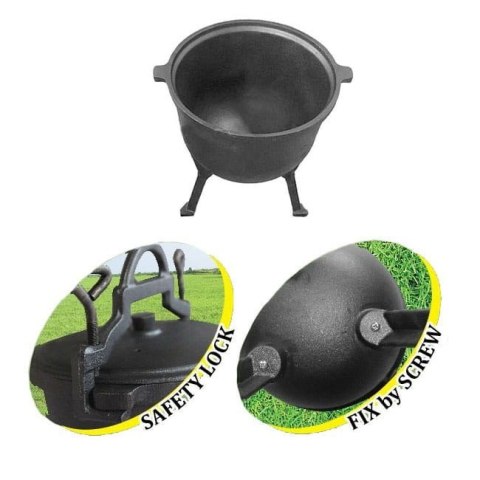 KOCIOŁEK ŻELIWNY MYŚLIWSKI 15L ZILNER ZL-5507