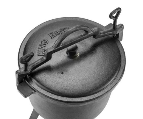 KOCIOŁEK ŻELIWNY MYŚLIWSKI 4L EMALIOWANY KiNGHOFF KH-2241