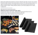 KOMPLET 3 MAT GRILLOWYCH BBQ 40 X 33 CM MATY NIEPRZYWIERAJĄCE PTFE TADAR TD-2185