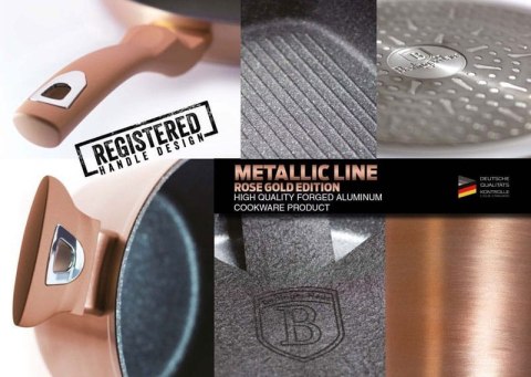 KOMPLET GARNKÓW 10-EL. BERLINGER HAUS METALLIC LINE ROSEGOLD BH-6151