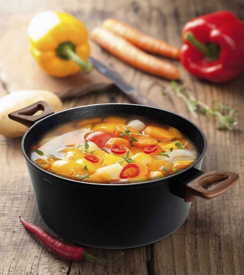 KOMPLET GARNKÓW 3-ele 24cm BERLINGER HAUS EBONY ROSEWOOD LINE BH-6782