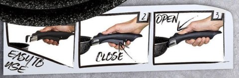 KOMPLET GARNKÓW 9-EL. CLICK & COOK BERLINGER HAUS METALLIC LINE BURGUNDY BH-6145