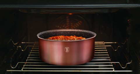 KOMPLET GARNKÓW 9-EL. CLICK & COOK BERLINGER HAUS METALLIC LINE ROSE GOLD BH-6147