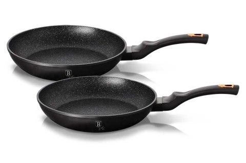 KOMPLET GARNKÓW POWŁOKA GRANIT 10 EL. BERLINGER HAUS BLACK ROSE BH-6149